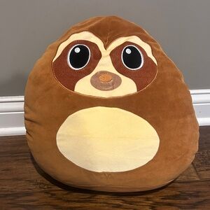 Brown Sloth Plush Pillow